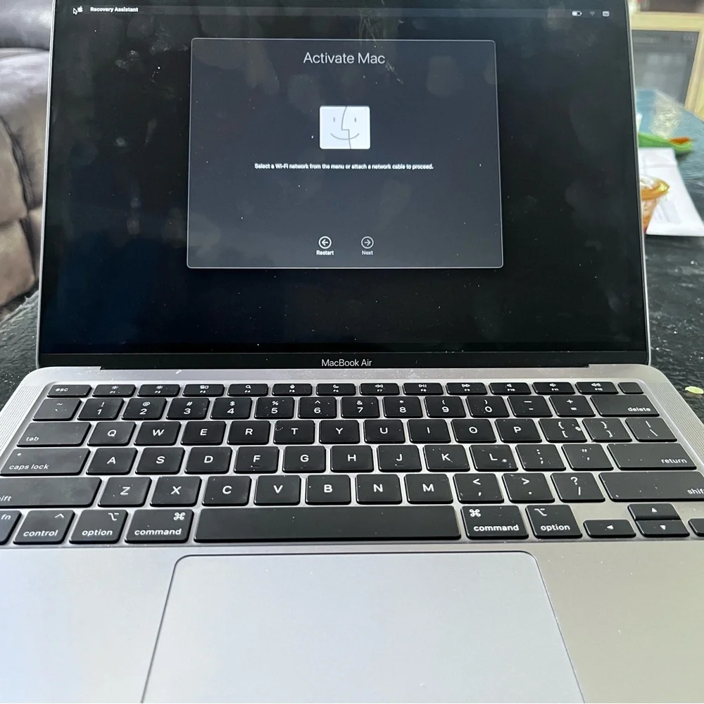 Apple Silver Laptop with Modern Slim Design and Vibrant Display